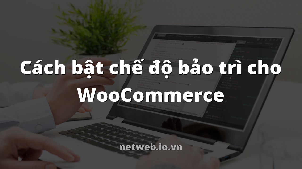 Cách bật chế độ bảo trì cho WooCommerce