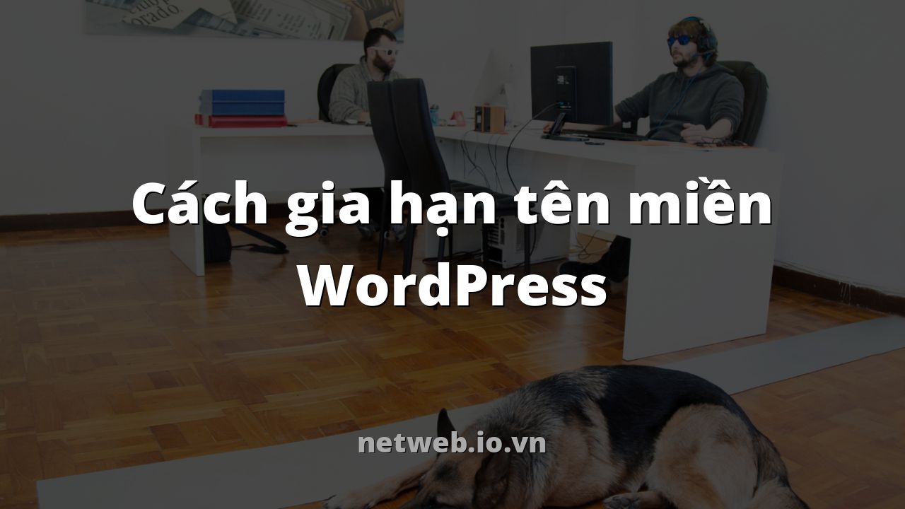 Cách gia hạn tên miền WordPress