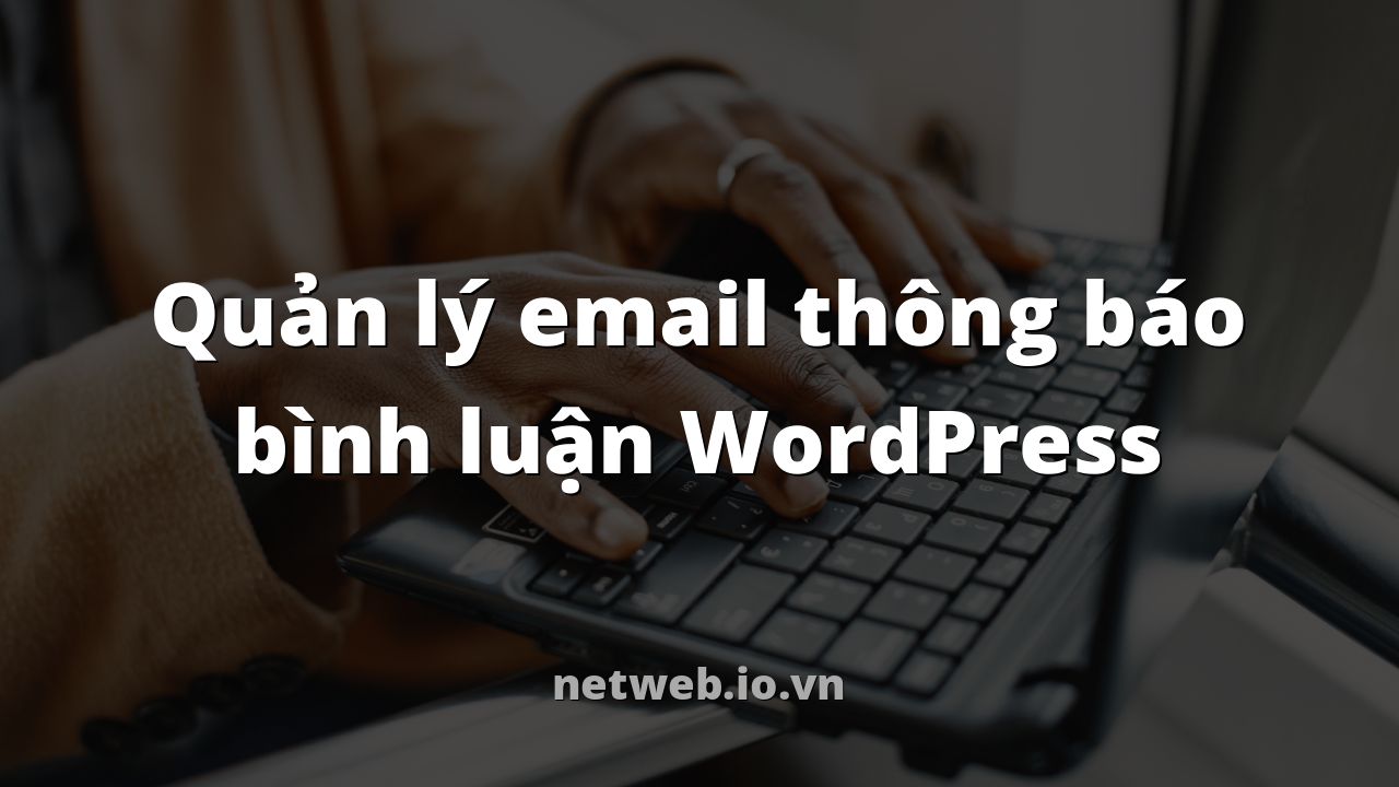Quản lý email thông báo bình luận WordPress