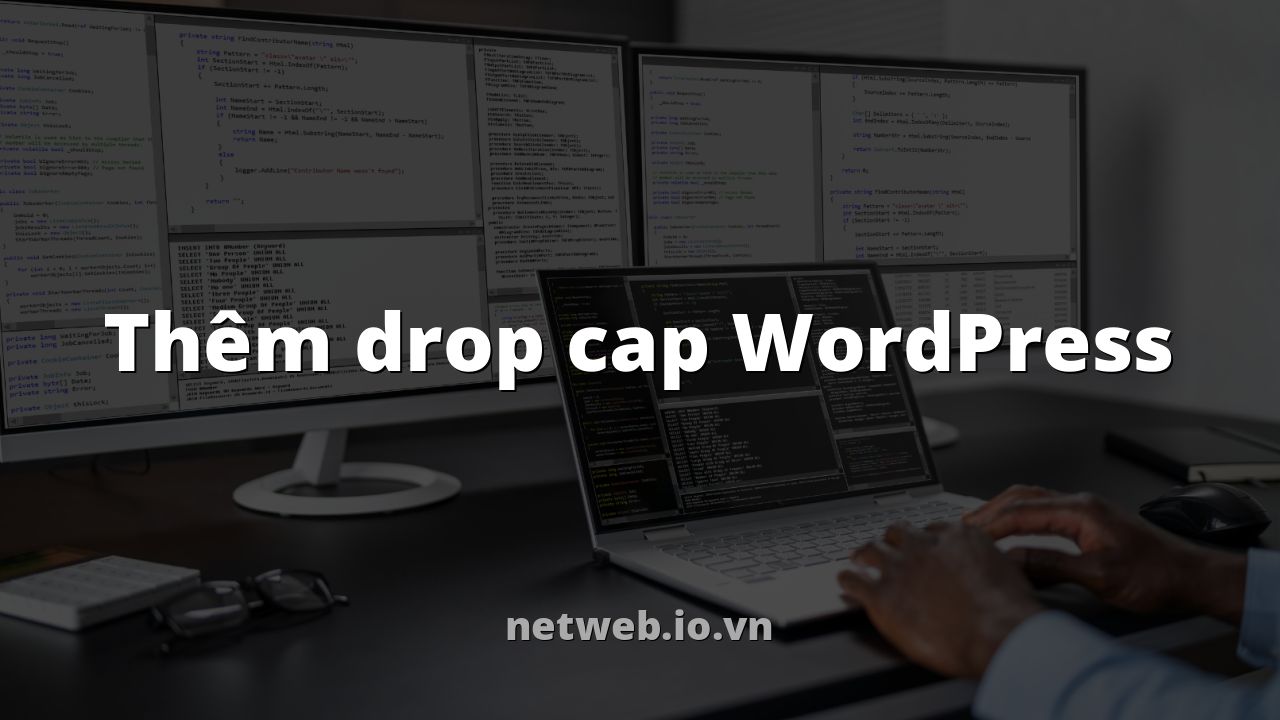 Thêm drop cap WordPress