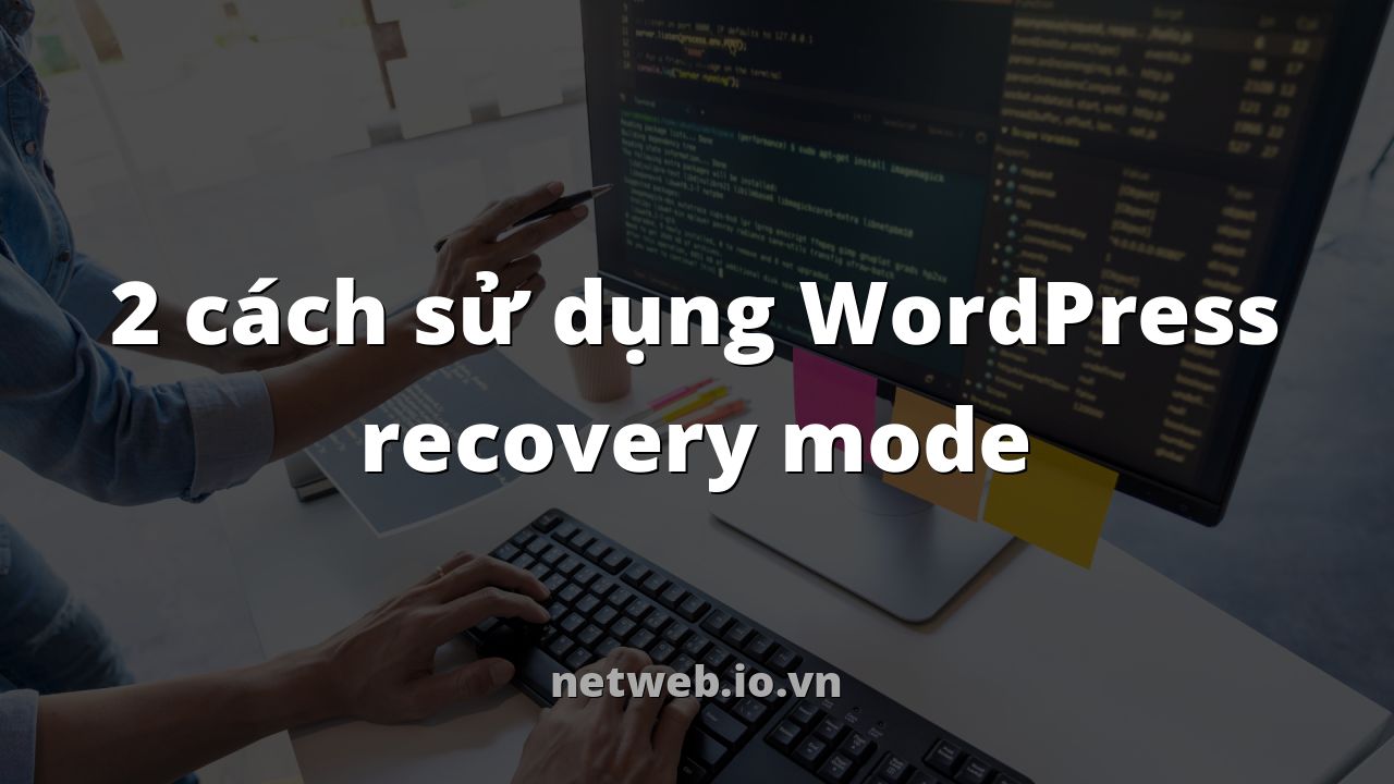 2 cách sử dụng WordPress recovery mode