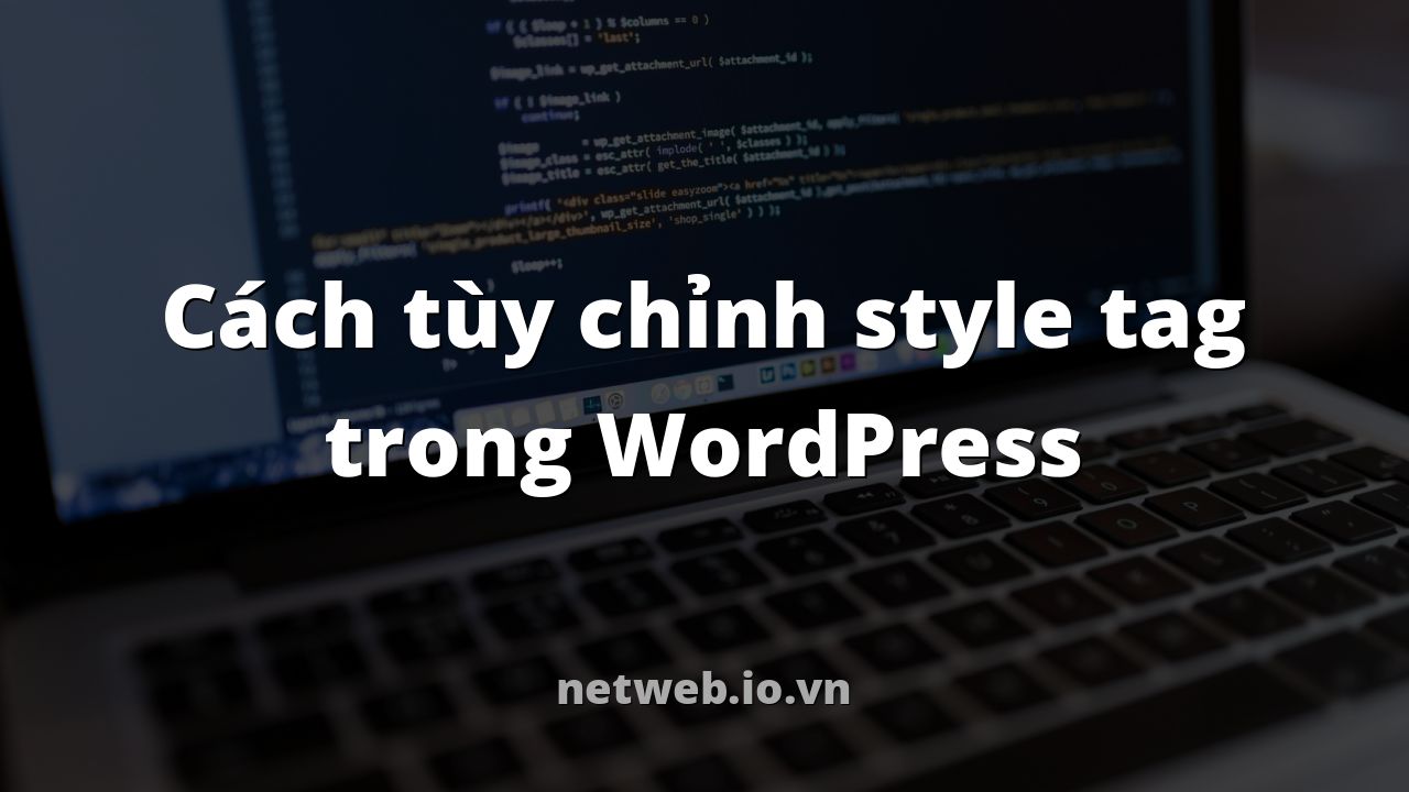Cách tùy chỉnh style tag trong WordPress