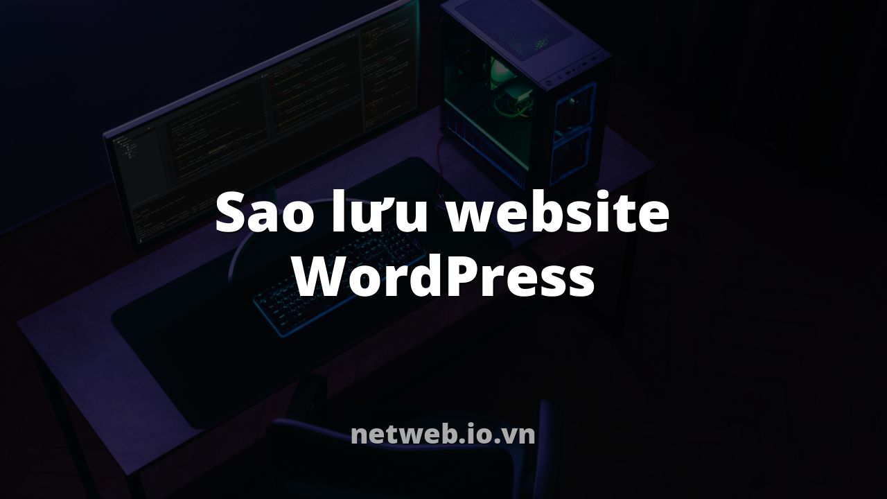 Sao lưu website WordPress