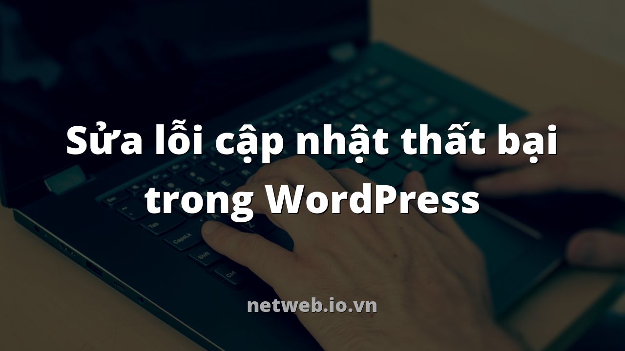 Sửa lỗi cập nhật thất bại trong WordPress