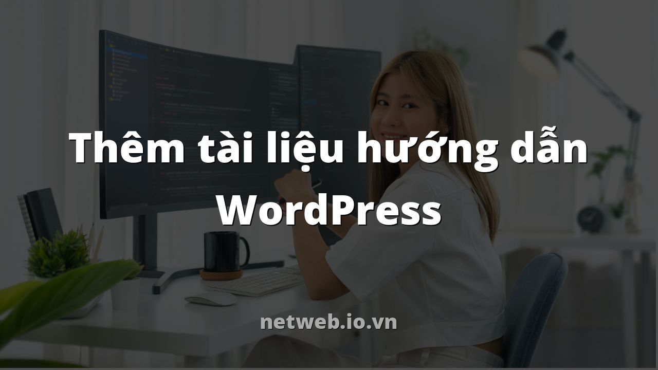 Thêm tài liệu hướng dẫn WordPress