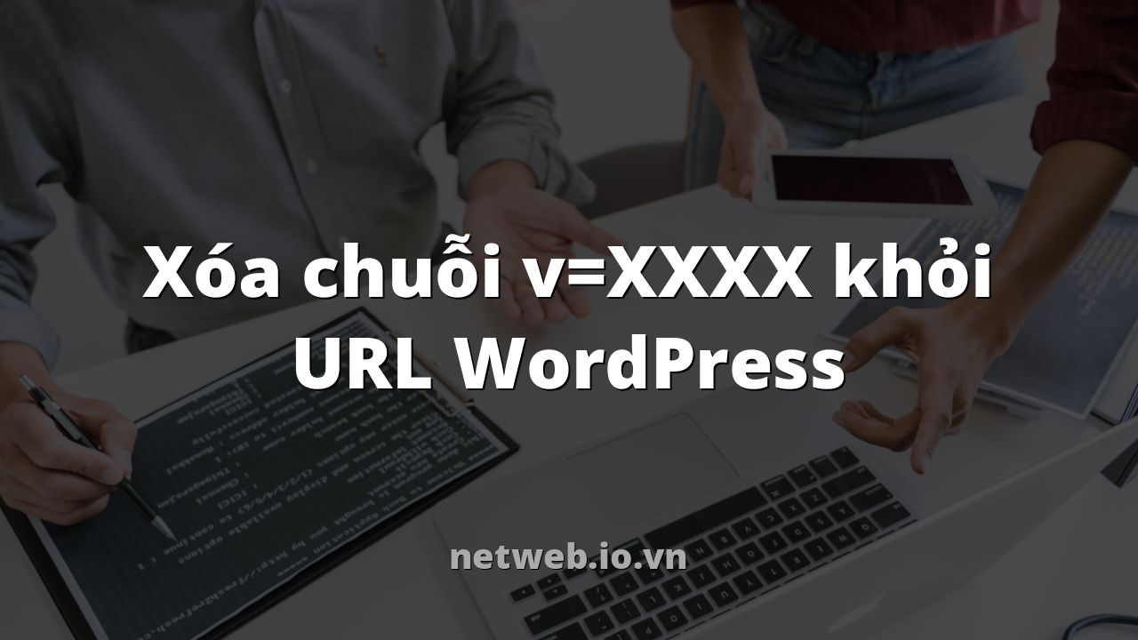 Xóa chuỗi v=XXXX khỏi URL WordPress