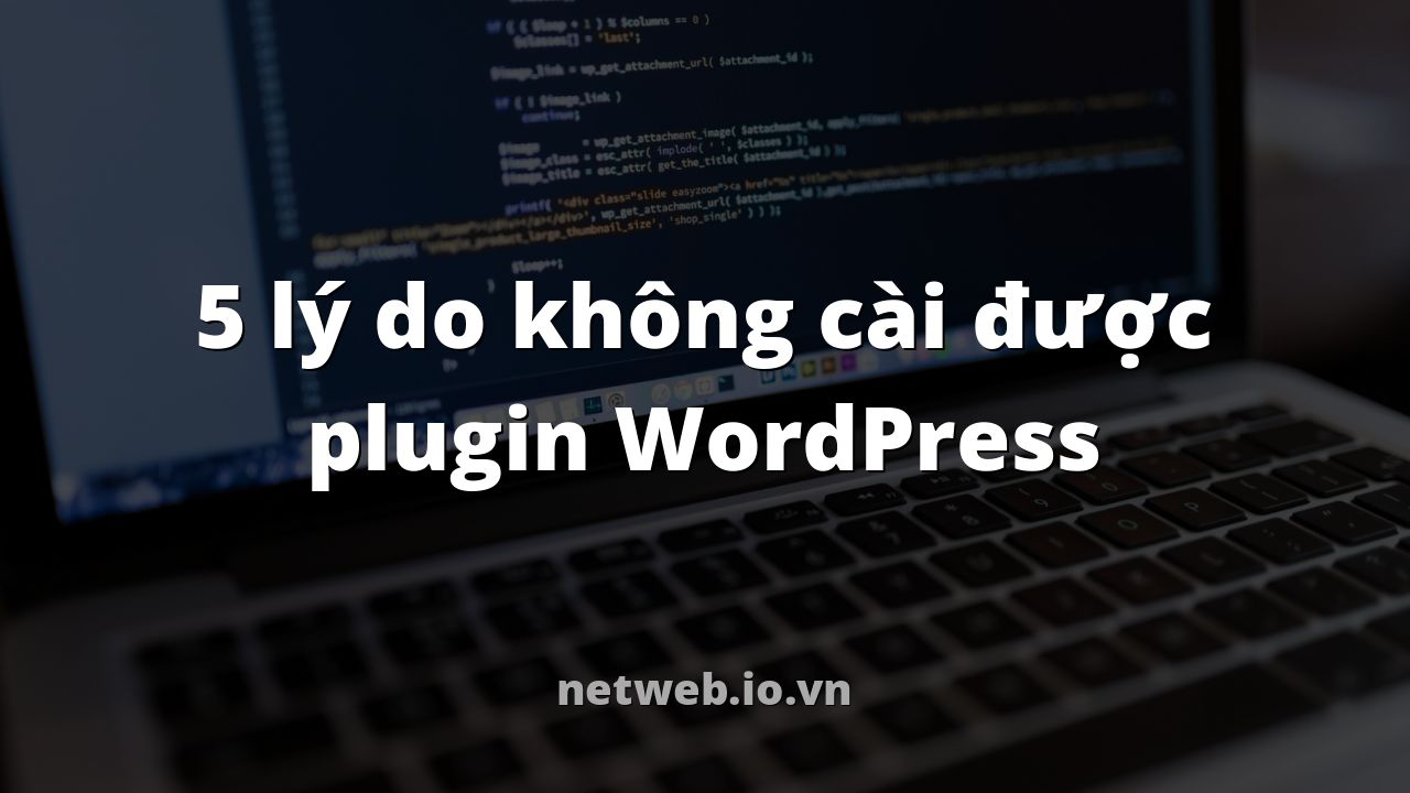 5 lý do không cài được plugin WordPress