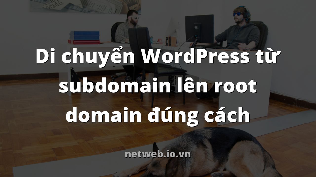Di chuyển WordPress từ subdomain lên root domain đúng cách