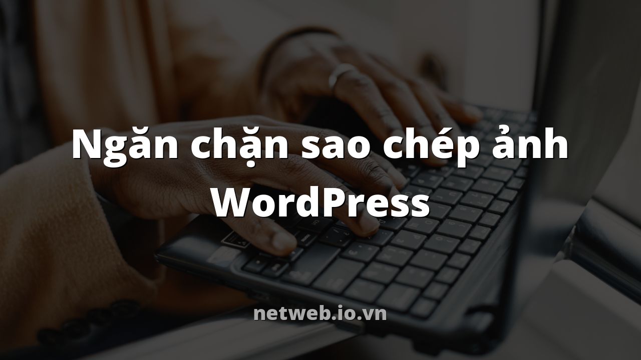 Ngăn chặn sao chép ảnh WordPress