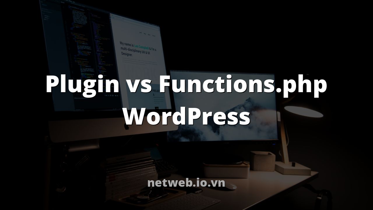 Plugin vs Functions.php WordPress