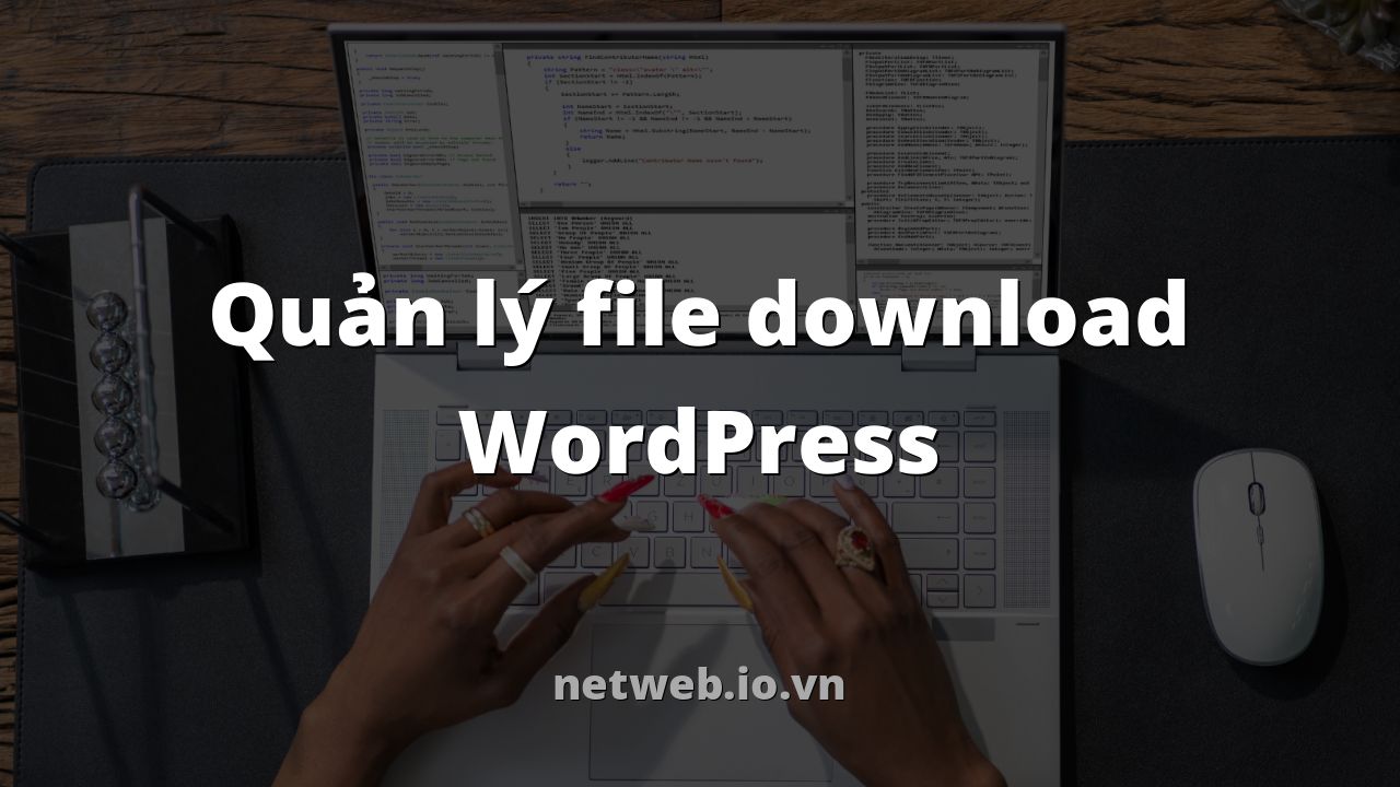 Quản lý file download WordPress
