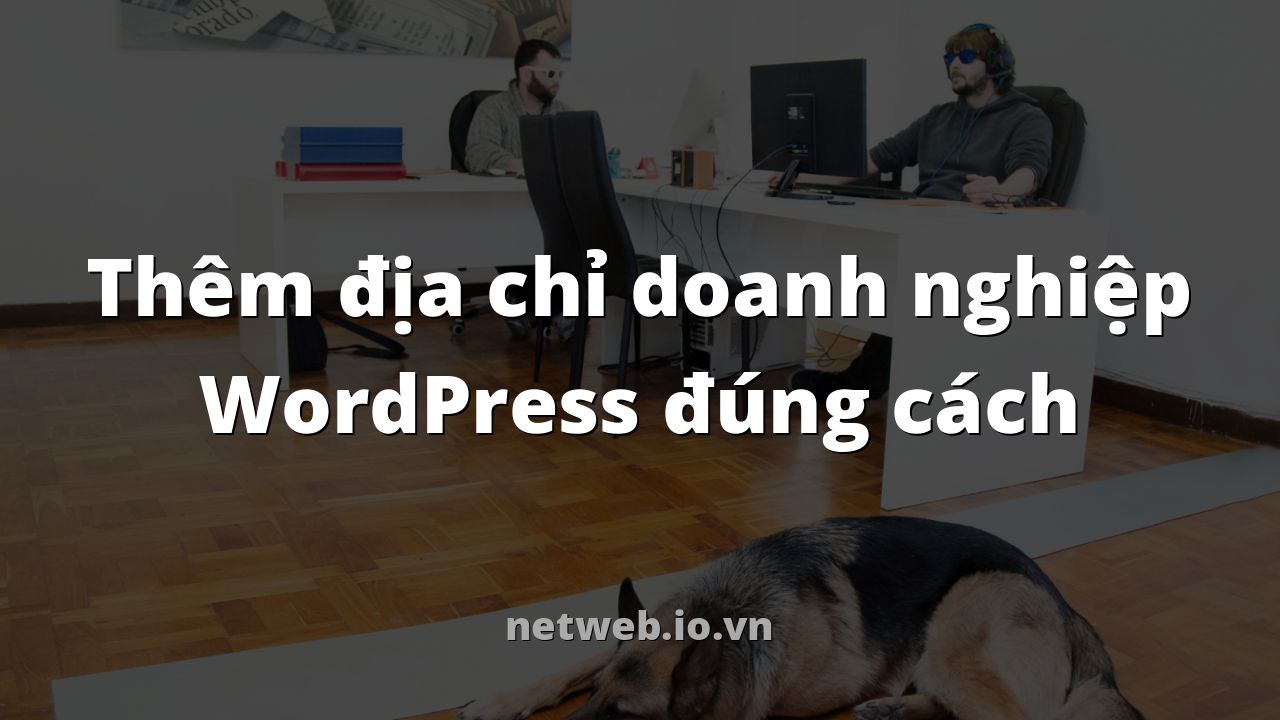 Thêm địa chỉ doanh nghiệp WordPress đúng cách