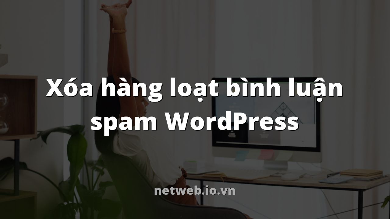 Xóa hàng loạt bình luận spam WordPress