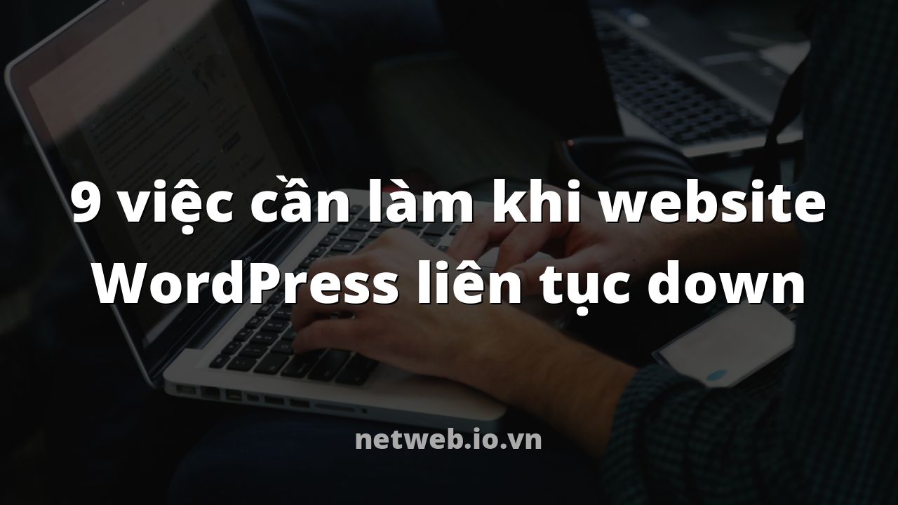 9 việc cần làm khi website WordPress liên tục down