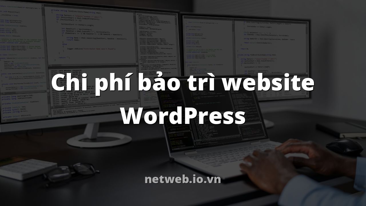 Chi phí bảo trì website WordPress