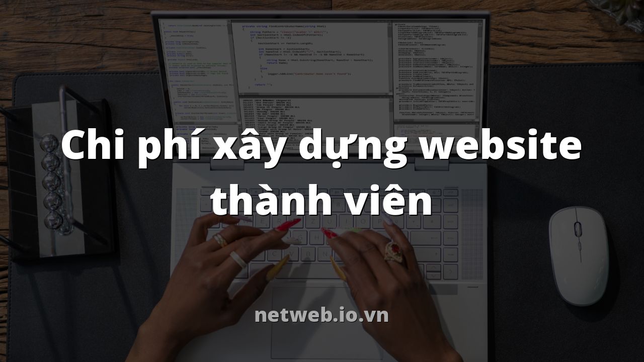 Chi phí xây dựng website thành viên
