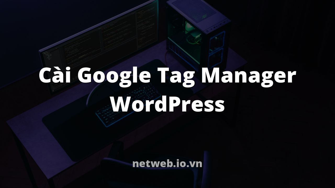 Cài Google Tag Manager WordPress