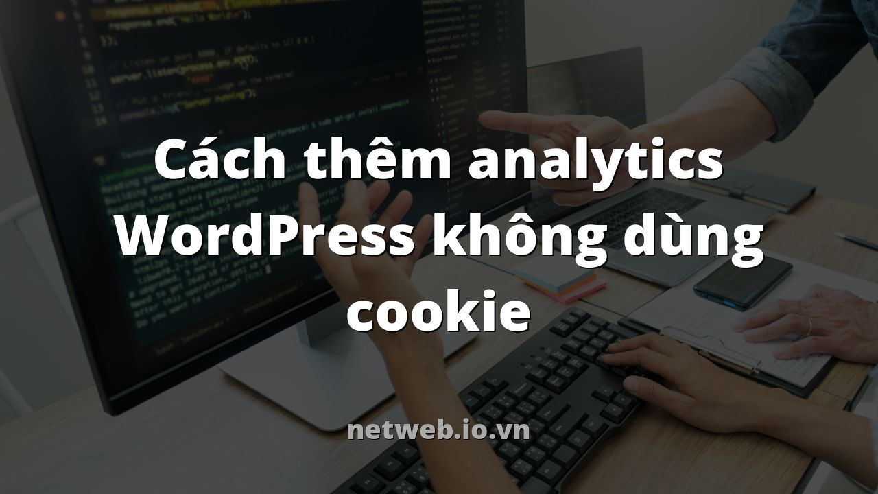 Cách thêm analytics WordPress không dùng cookie