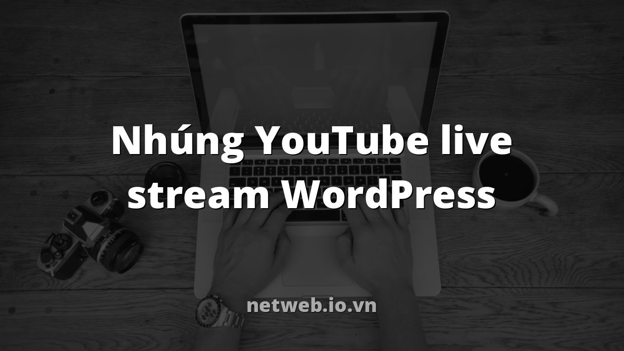 Nhúng YouTube live stream WordPress