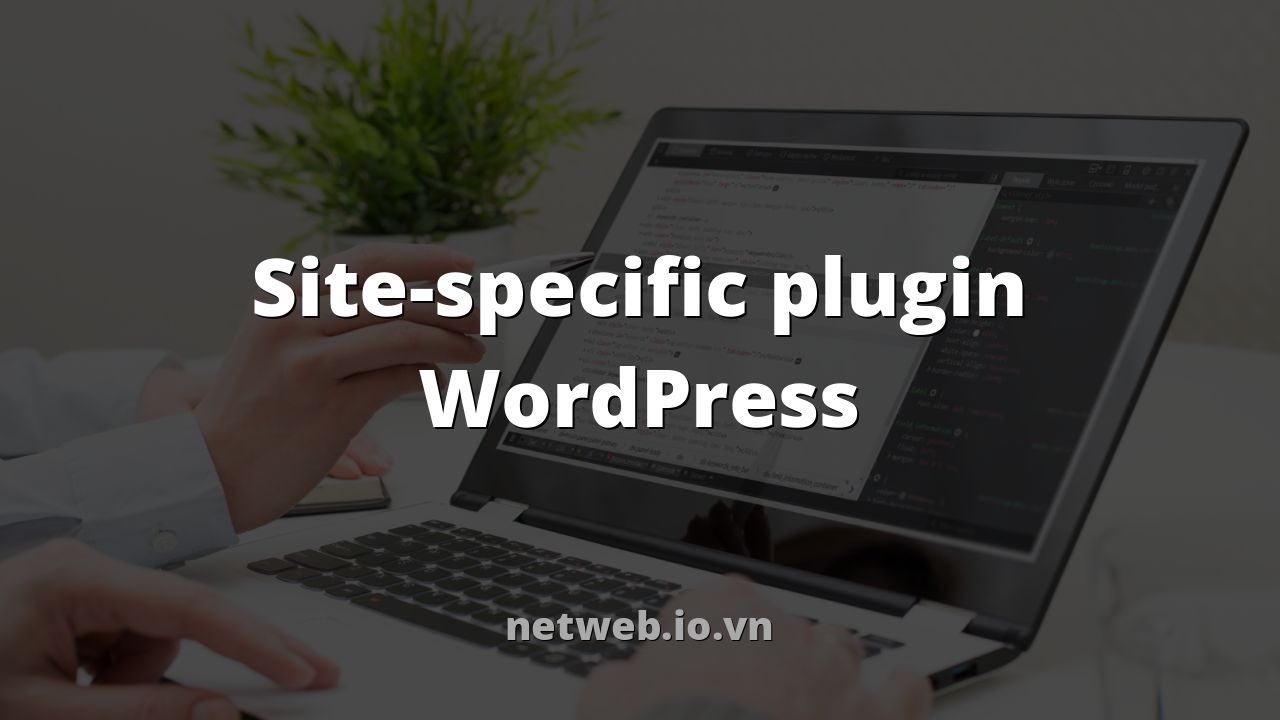 Site-specific plugin WordPress