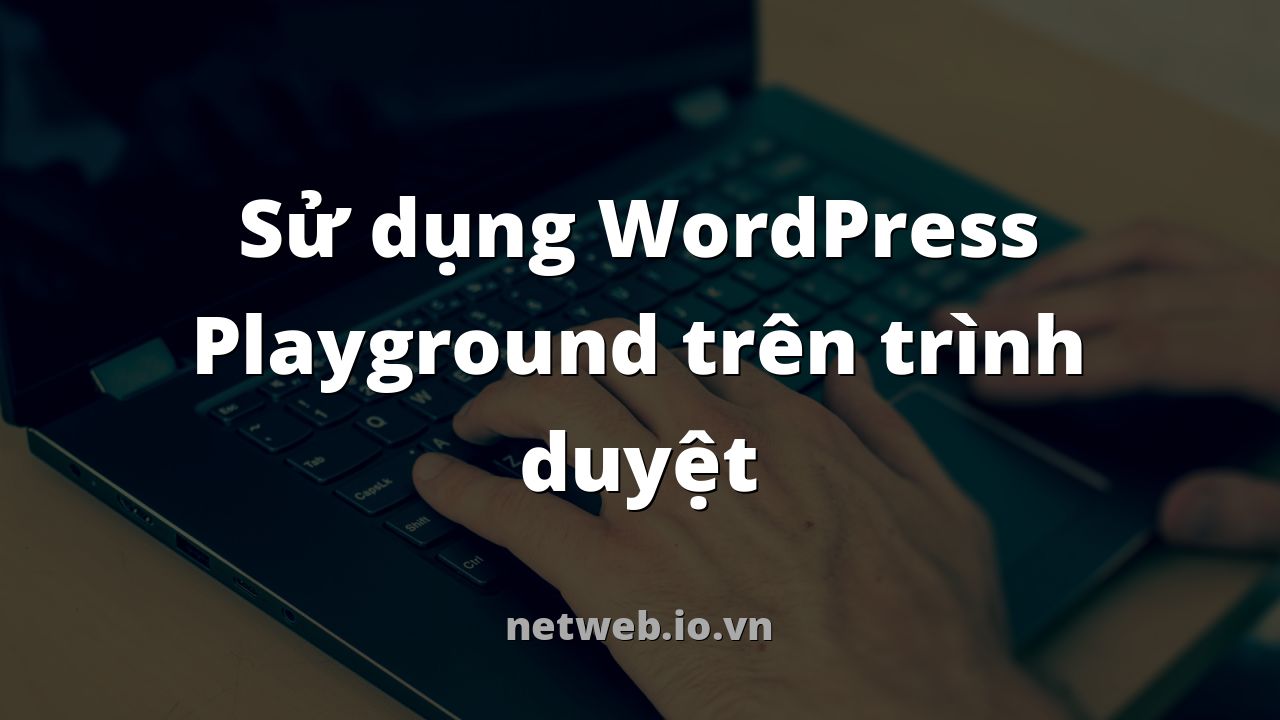 Sử dụng WordPress Playground trên trình duyệt