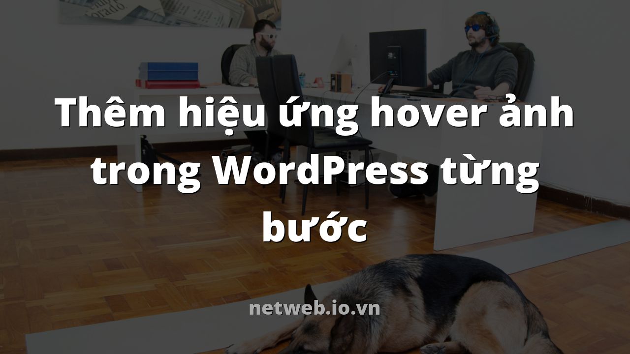 Thêm hiệu ứng hover ảnh trong WordPress từng bước