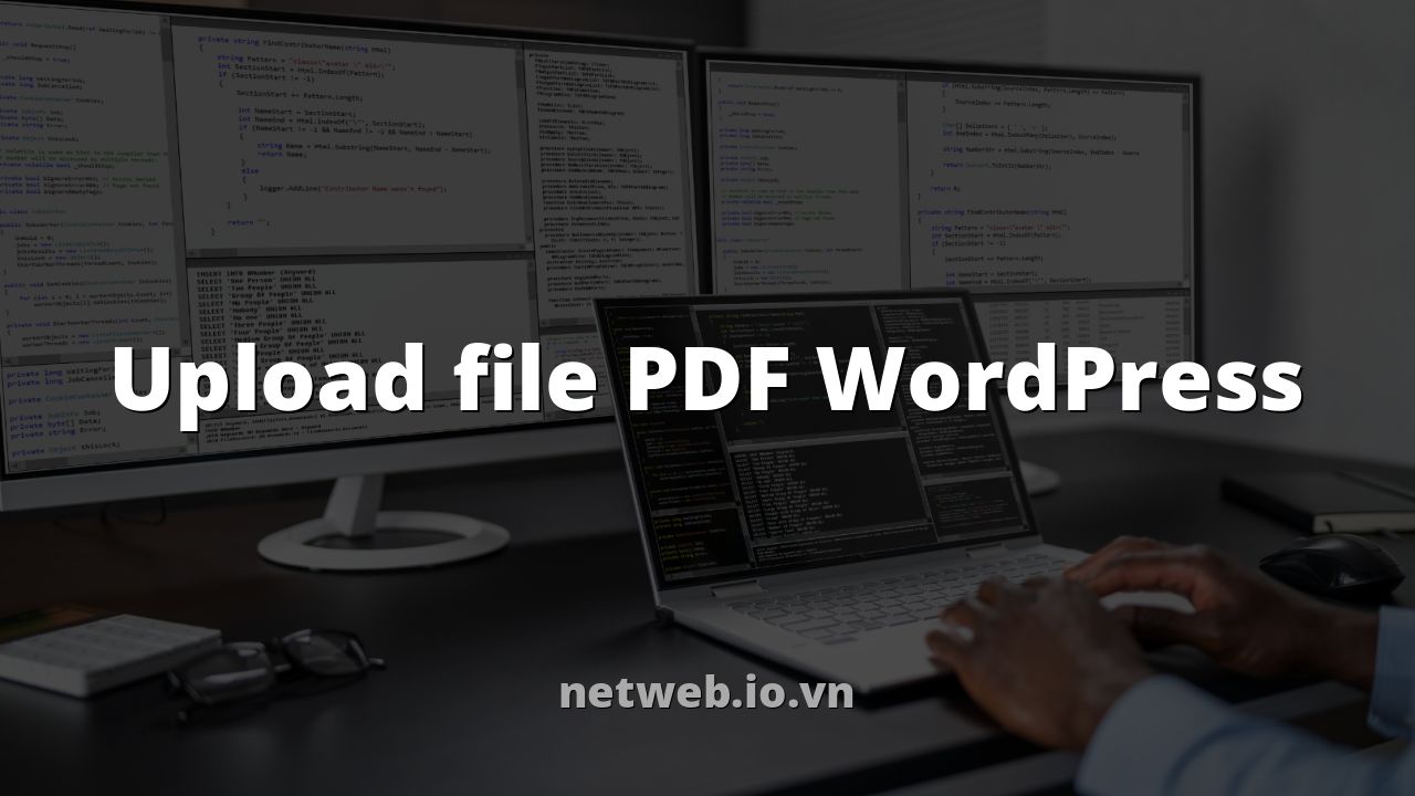 Upload file PDF WordPress